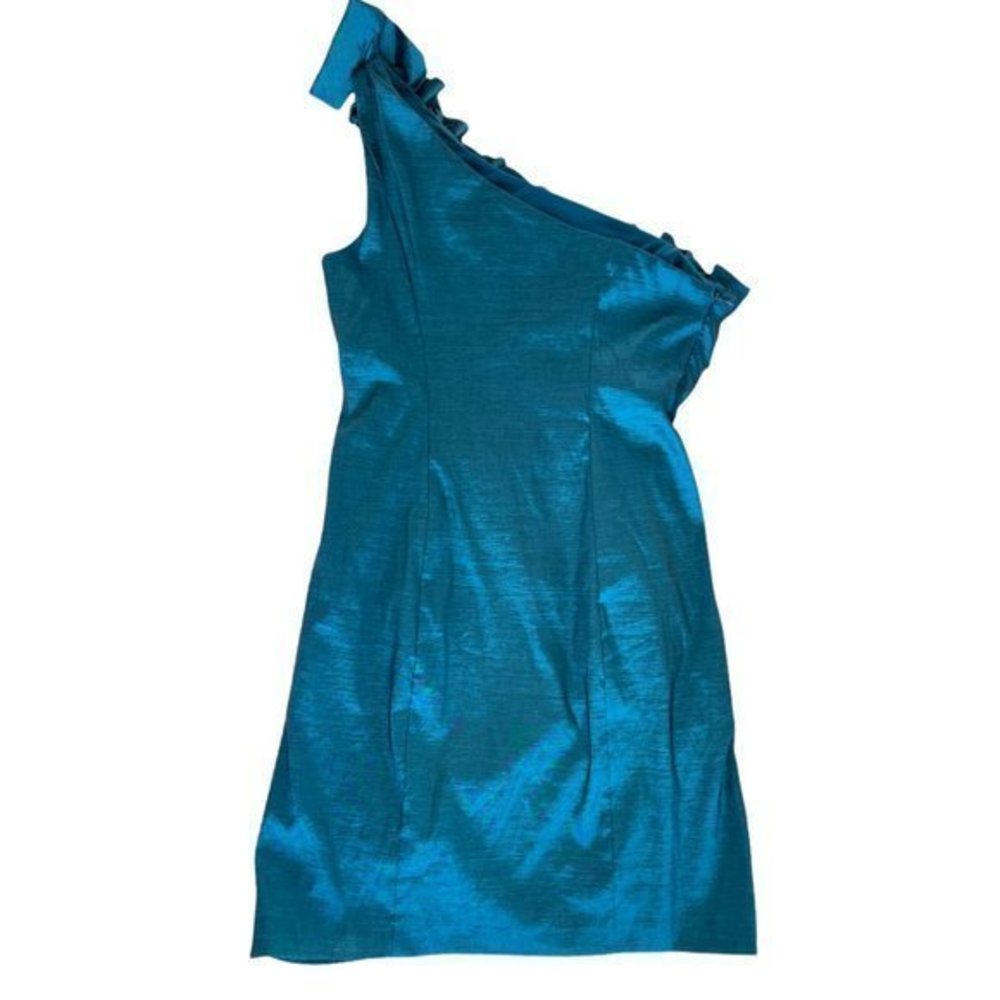 SL Fashions One Shoulder Ruffle Dress - Picture 5 of 7